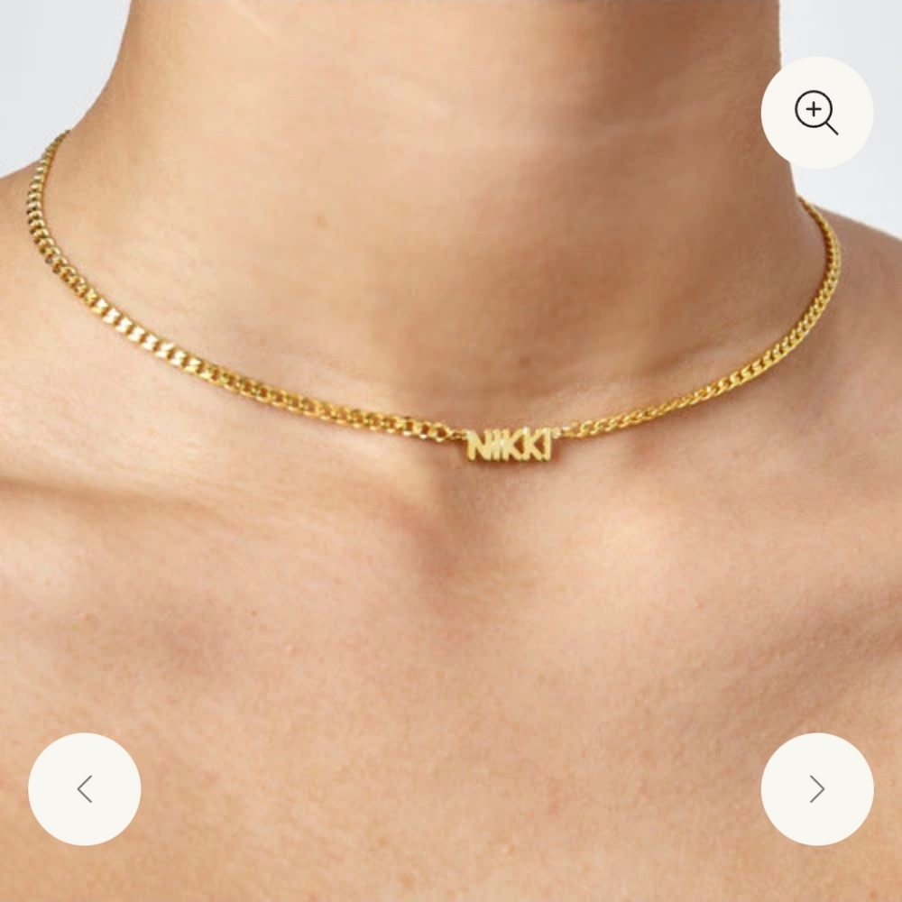 14K Solid Gold The M Jewelers '1988' Necklace